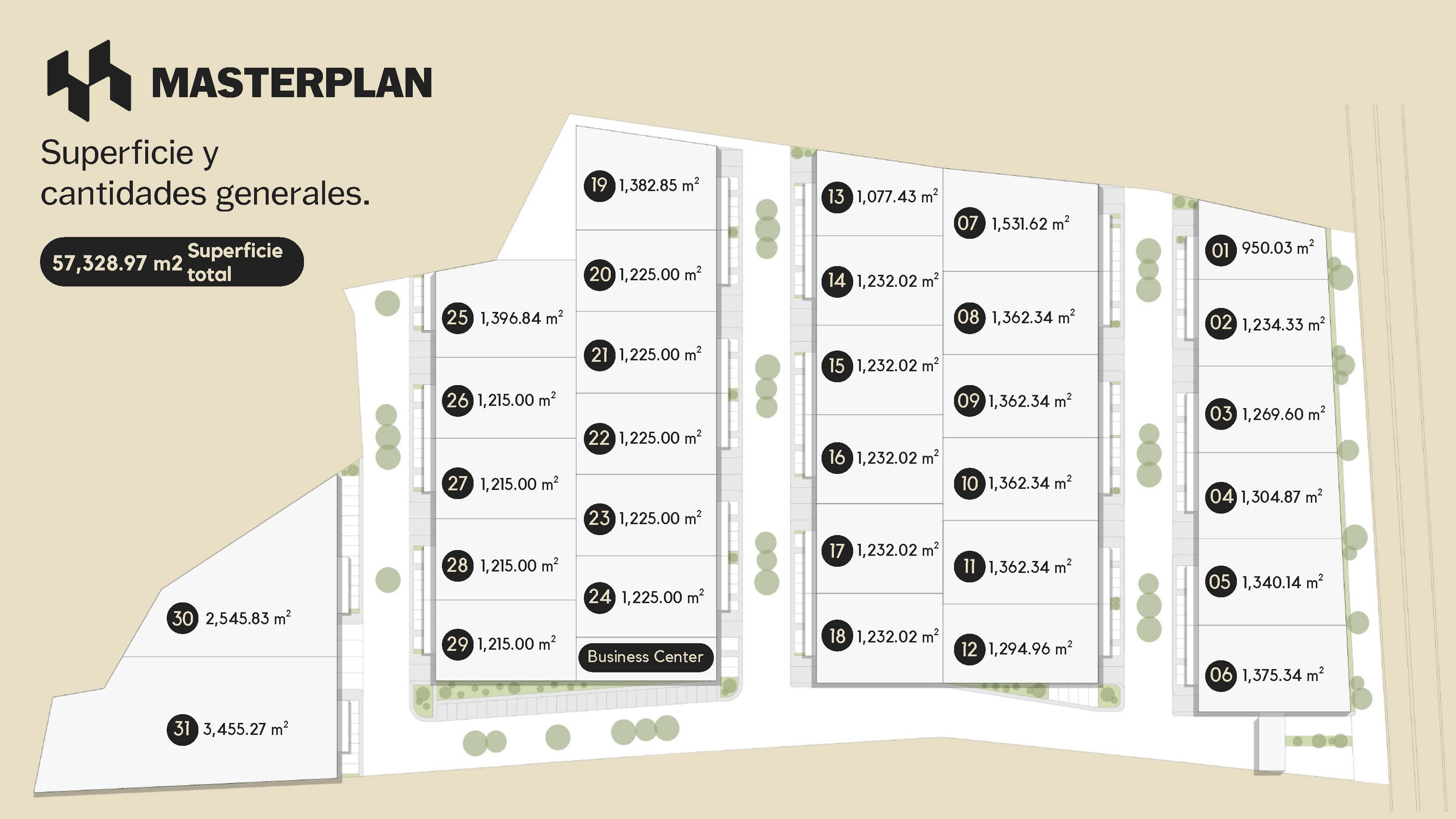 Master plan de Hexaparks